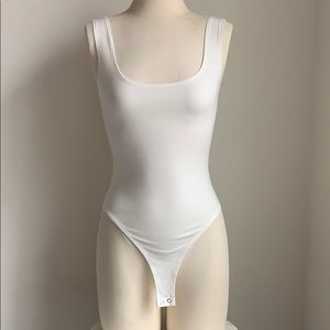 Basic White Bodysuit - Small